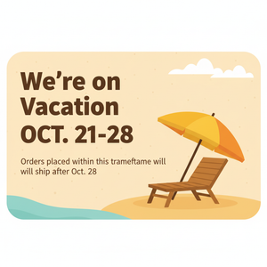Vacation Banner with Rounded Corners