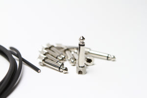 1/4" Solderless Pedalboard Kit Plug Patch Cable Guitar